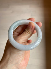 Load image into Gallery viewer, 52mm Certified Type A 100% Natural light green/purple Jadeite Jade bangle Q127-0309