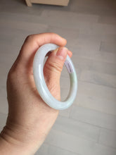 Load image into Gallery viewer, 54.6mm Certified 100% natural Type A white/green/purple jadeite jade bangle AM33-0255
