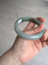 Load image into Gallery viewer, 56.2mm certified Type A 100% Natural green/red/gray/purple (FU LU SHOU) Jadeite Jade bangle BL78-8659