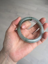 Load image into Gallery viewer, 56.2mm certified Type A 100% Natural green/red/gray/purple (FU LU SHOU) Jadeite Jade bangle BL78-8659
