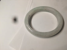 Load image into Gallery viewer, 52mm certified Type A 100% Natural icy light green oval Jadeite Jade bangle AZ45-5053