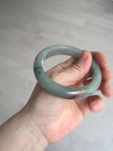 Load image into Gallery viewer, 56.2mm certified Type A 100% Natural green/red/gray/purple (FU LU SHOU) Jadeite Jade bangle BL78-8659