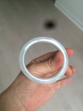 Load image into Gallery viewer, 49mm certified 100% natural Type A light green/white/red square oval jadeite jade bangle AR90-5208