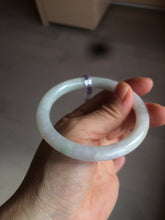 Load image into Gallery viewer, 55mm certified Type A 100% Natural green/white Jadeite Jade bangle BF28-1453