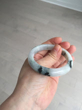 Load image into Gallery viewer, 53.8mm certified Type A 100% Natural light green/white jadeite jade bangle BK100-2343