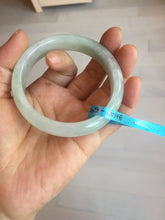 Load image into Gallery viewer, 56mm certified 100% natural icy watery sunny green purple jadeite jade bangle BN57-06970
