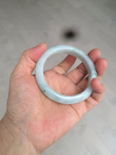 Load image into Gallery viewer, 55mm certified Type A 100% Natural green/white Jadeite Jade bangle BF67-4487