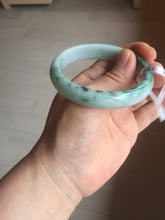 Load image into Gallery viewer, 52.5mm Certificated Type A100% sunny green/dark green Jadeite Jade bangle F06-5007