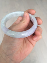 Load image into Gallery viewer, 57.5mm Certified Type A 100% Natural sunny green purple white jadeite Jade bangle BS99-2535