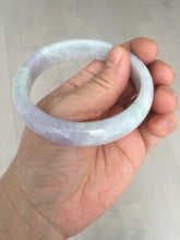 Load image into Gallery viewer, 57.5mm Certified Type A 100% Natural sunny green purple white jadeite Jade bangle BS99-2535