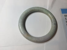Load image into Gallery viewer, 54.5mm Certified Type A 100% Natural light green purple yellow round cut Jadeite Jade bangle GL48-8-4051