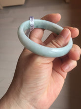 Load image into Gallery viewer, 52.5mm Certificated Type A100% sunny green/dark green Jadeite Jade bangle F06-5007