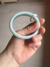 Load image into Gallery viewer, 52.5mm Certificated Type A100% sunny green/dark green Jadeite Jade bangle F06-5007