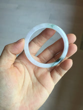 Load image into Gallery viewer, 49.5mm Certified Type A 100% Natural icy watery light green purple Jadeite Jade bangle PA73-6337