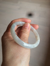Load image into Gallery viewer, 50mm Certified Type A 100% Natural icy white/yellow Jadeite Jade bangle AH73-7285