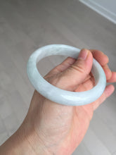 Load image into Gallery viewer, 57.8mm certified 100% certified natural  light green jadeite jade bangle AX139-0797