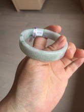 Load image into Gallery viewer, 51.8mm Certified type A 100% Natural green/purple Jadeite Jade square bangle F111-7277