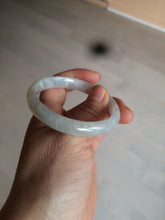 Load image into Gallery viewer, 50mm Certified Type A 100% Natural icy white/yellow Jadeite Jade bangle AH73-7285
