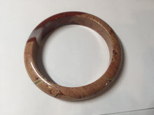 Load image into Gallery viewer, 58mm 100% natural red jasper stone(红碧玉,鸡血石) bangle XY105