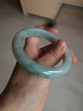Load image into Gallery viewer, 57.4mm Certified Type A 100% Natural light yellow/blue/green Jadeite Jade bangle BK22-4406