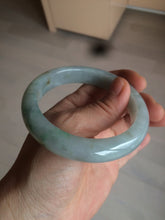 Load image into Gallery viewer, 57.4mm Certified Type A 100% Natural light yellow/blue/green Jadeite Jade bangle BK22-4406