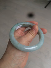 Load image into Gallery viewer, 57.4mm Certified Type A 100% Natural light yellow/blue/green Jadeite Jade bangle BK22-4406