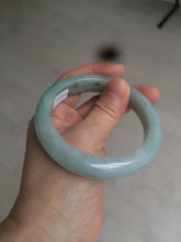 Load image into Gallery viewer, 57.4mm Certified Type A 100% Natural light yellow/blue/green Jadeite Jade bangle BK22-4406