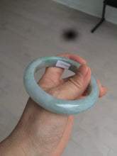 Load image into Gallery viewer, 57.4mm Certified Type A 100% Natural light yellow/blue/green Jadeite Jade bangle BK22-4406