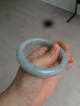 Load image into Gallery viewer, 57.4mm Certified Type A 100% Natural light yellow/blue/green Jadeite Jade bangle BK22-4406