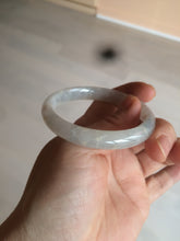 Load image into Gallery viewer, 50mm Certified Type A 100% Natural icy white/yellow Jadeite Jade bangle AH73-7285