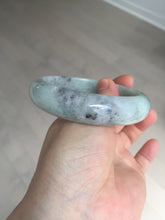 Load image into Gallery viewer, 60.2mm certified type A 100% Natural green/black/red chubby Jadeite Jade bangle B119-9123