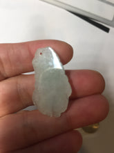 Load image into Gallery viewer, 100% Natural clear sunny green gray  jadeite jade golden fish Pendant group BP109