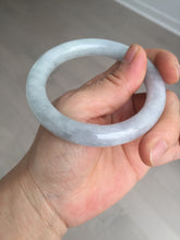Load image into Gallery viewer, 53.3mm certified 100% natural Type A light green purple round cut jadeite jade bangle AX138-0787