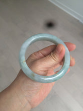 Load image into Gallery viewer, 57.4mm Certified Type A 100% Natural light yellow/blue/green Jadeite Jade bangle BK22-4406
