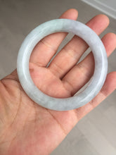 Load image into Gallery viewer, 53.3mm certified 100% natural Type A light green purple round cut jadeite jade bangle AX138-0787