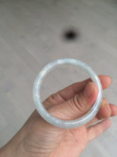 Load image into Gallery viewer, 50mm Certified Type A 100% Natural icy white/yellow Jadeite Jade bangle AH73-7285