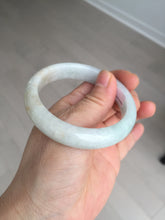 Load image into Gallery viewer, 54.5mm Certified 100% natural Type A light green white yellow jadeite jade bangle AX137-0804
