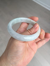 Load image into Gallery viewer, 54.5mm Certified 100% natural Type A light green white yellow jadeite jade bangle AX137-0804
