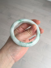 Load image into Gallery viewer, 54mm Certified 100% natural Type A sunny green/white  jadeite jade bangle BK97-0352