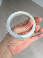 Load image into Gallery viewer, 54.5mm Certified 100% natural Type A light green white yellow jadeite jade bangle AX137-0804