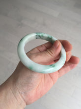 Load image into Gallery viewer, 54mm Certified 100% natural Type A sunny green/white  jadeite jade bangle BK97-0352