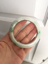 Load image into Gallery viewer, 54mm Certified 100% natural Type A sunny green/white  jadeite jade bangle BK97-0352