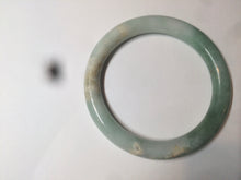 Load image into Gallery viewer, 58mm certified 100% natural type A green round cut jadeite jade bangle AY8-6177