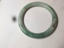 Load image into Gallery viewer, 58mm certified 100% natural type A green round cut jadeite jade bangle AY8-6177