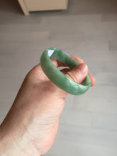 Load image into Gallery viewer, 52.5mm certified natural 100% natural Type A sunny green thin jadeite jade bangle E136-0937
