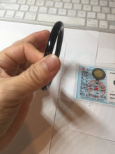 Load image into Gallery viewer, 62mm 100% Natural dark green/black meteorite Stellar Night sky slim round cut nephrite bangle HF111-1265