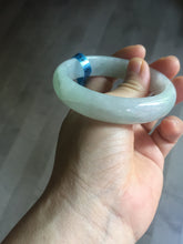 Load image into Gallery viewer, 56mm certified 100% natural icy watery sunny green purple jadeite jade bangle BN57-06970