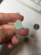 Load image into Gallery viewer, 100% Natural type A green/white small happy buddha jadeite Jade pendant necklace group BP111