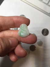 Load image into Gallery viewer, 100% Natural type A green/white small happy buddha jadeite Jade pendant necklace group BP111