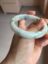 Load image into Gallery viewer, 57.7mm certified Type A 100% Natural light green/red/white Jadeite Jade bangle BP17-8109